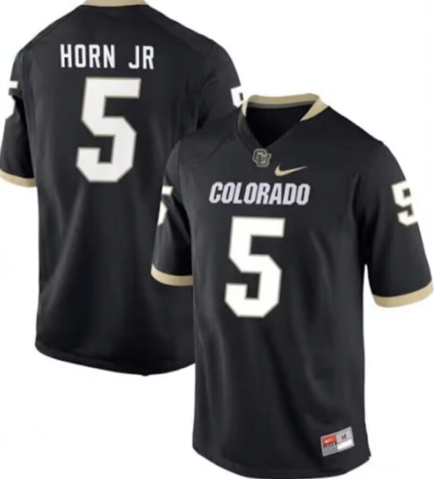 Youth Colorado Buffaloes Active Player Custom Black Stitched Football Jersey